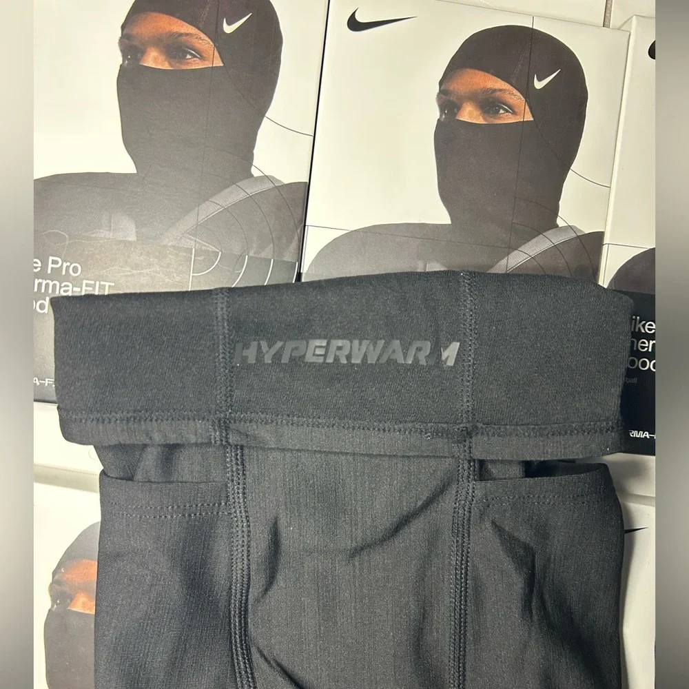 Nike Black Therma-FIT Performance Balaclava with White Swoosh